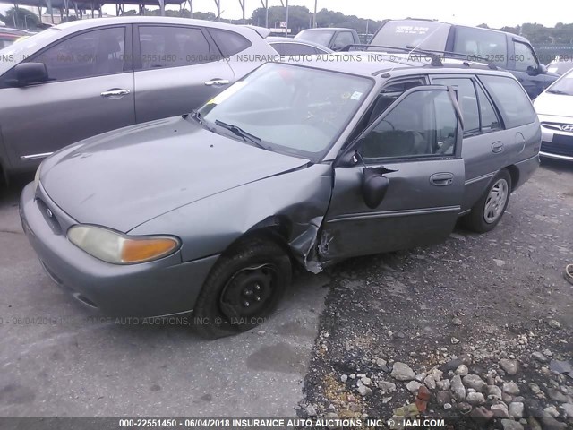 3FAFP15P1WR240545 - 1998 FORD ESCORT SE GRAY photo 2