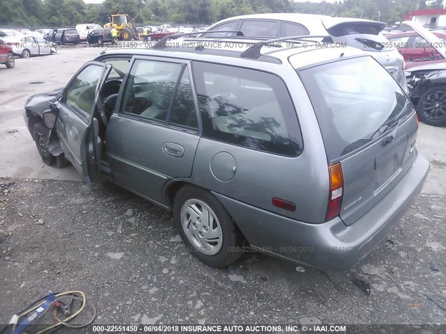 3FAFP15P1WR240545 - 1998 FORD ESCORT SE GRAY photo 3