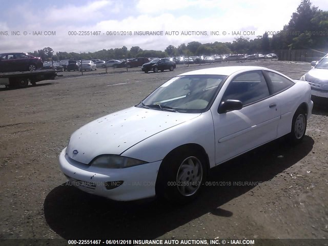 1G1JC1247W7221587 - 1998 CHEVROLET CAVALIER RS WHITE photo 2