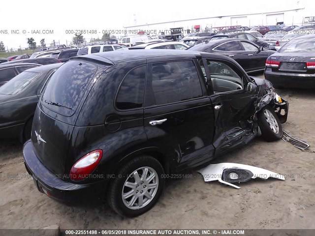 3A4FY58B26T351780 - 2006 CHRYSLER PT CRUISER TOURING BLACK photo 4