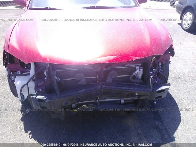 JTNBB46K273017812 - 2007 TOYOTA CAMRY NEW GENERAT HYBRID RED photo 6