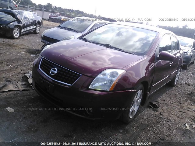 3N1AB61E08L750849 - 2008 NISSAN SENTRA 2.0/2.0S/2.0SL RED photo 2