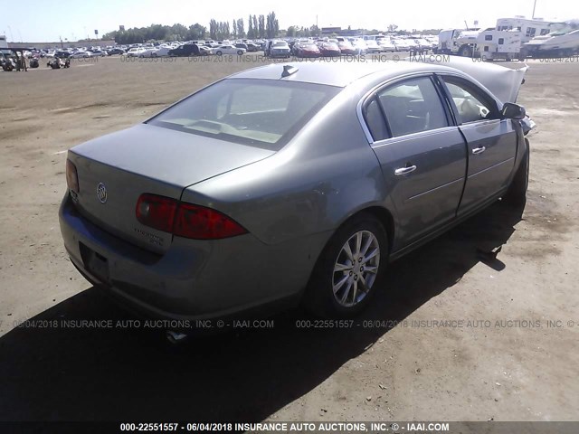 1G4HF5EM6AU109305 - 2010 BUICK LUCERNE CXL GOLD photo 4