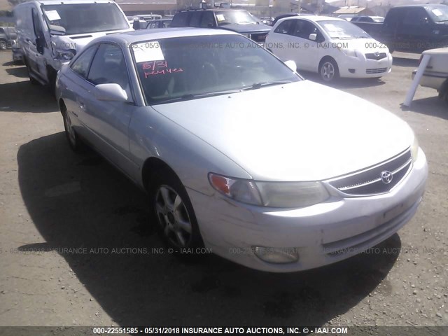 2T1CF22P1XC108340 - 1999 TOYOTA CAMRY SOLARA SE/SLE ვერცხლისფერი ფოტო 1