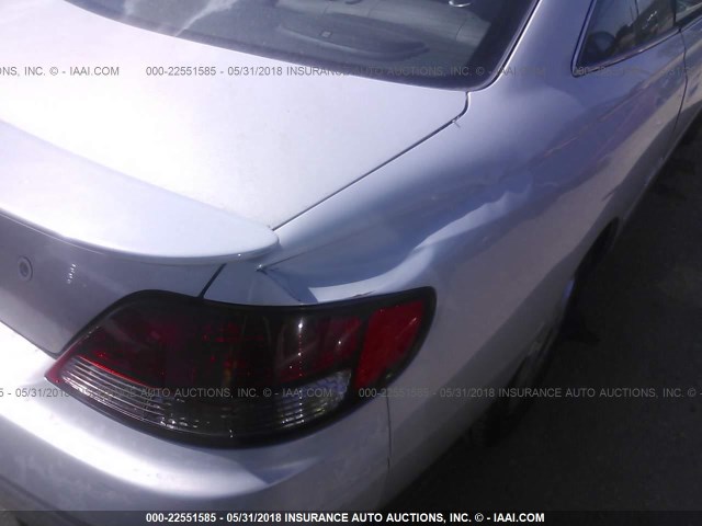 2T1CF22P1XC108340 - 1999 TOYOTA CAMRY SOLARA SE/SLE ვერცხლისფერი ფოტო 6
