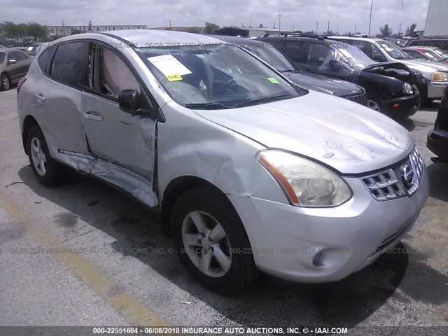 JN8AS5MT4CW280981 - 2012 NISSAN ROGUE S/SV SILVER photo 1