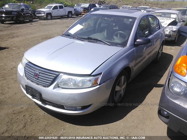 1G8AL55F36Z154660 - 2006 SATURN ION LEVEL 3 SILVER photo 2