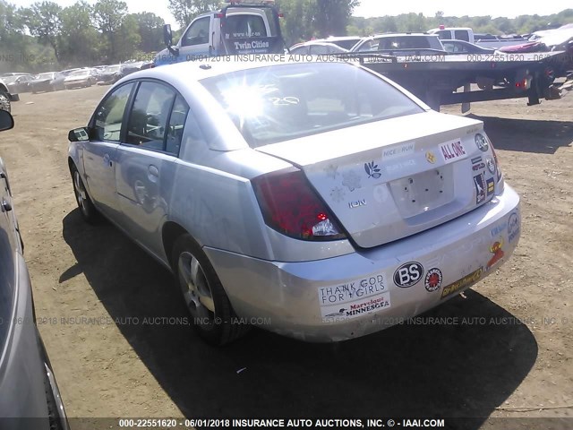 1G8AL55F36Z154660 - 2006 SATURN ION LEVEL 3 SILVER photo 3