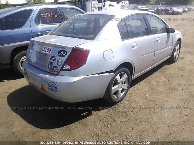 1G8AL55F36Z154660 - 2006 SATURN ION LEVEL 3 SILVER photo 4