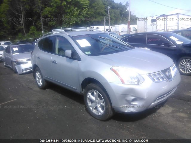 JN8AS5MV2BW687147 - 2011 NISSAN ROGUE S/SV/KROM SILVER photo 1