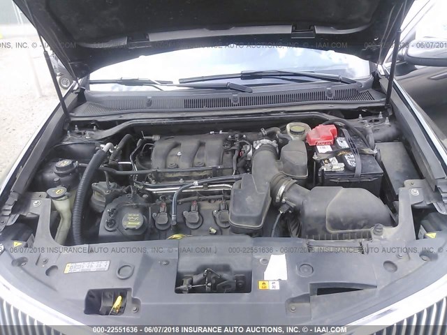 1LNHL9DK3DG601437 - 2013 LINCOLN MKS BLACK photo 10