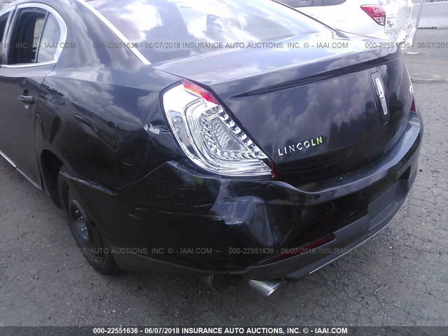 1LNHL9DK3DG601437 - 2013 LINCOLN MKS BLACK photo 6