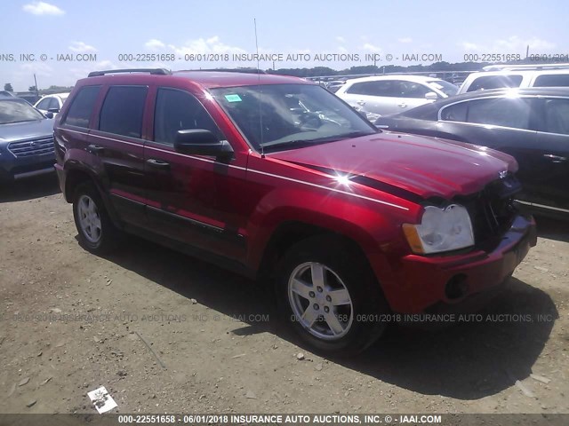 1J4GR48K76C234526 - 2006 JEEP GRAND CHEROKEE LAREDO/COLUMBIA/FREEDOM 红色 照片 1
