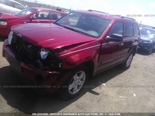 1J4GR48K76C234526 - 2006 JEEP GRAND CHEROKEE LAREDO/COLUMBIA/FREEDOM 红色 照片 2