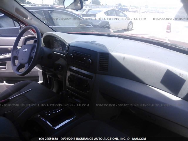 1J4GR48K76C234526 - 2006 JEEP GRAND CHEROKEE LAREDO/COLUMBIA/FREEDOM 红色 照片 5