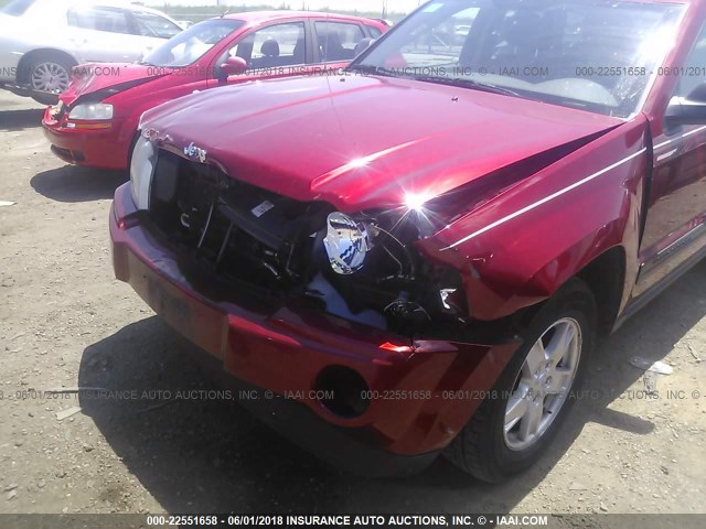 1J4GR48K76C234526 - 2006 JEEP GRAND CHEROKEE LAREDO/COLUMBIA/FREEDOM 红色 照片 6