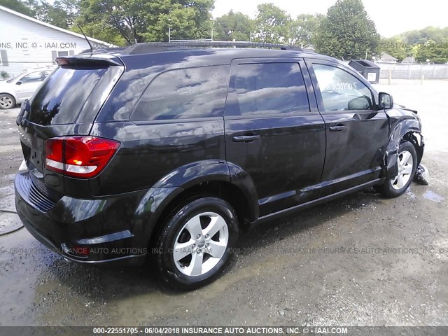 3D4PG1FG4BT546247 - 2011 DODGE JOURNEY MAINSTREET BLACK photo 4