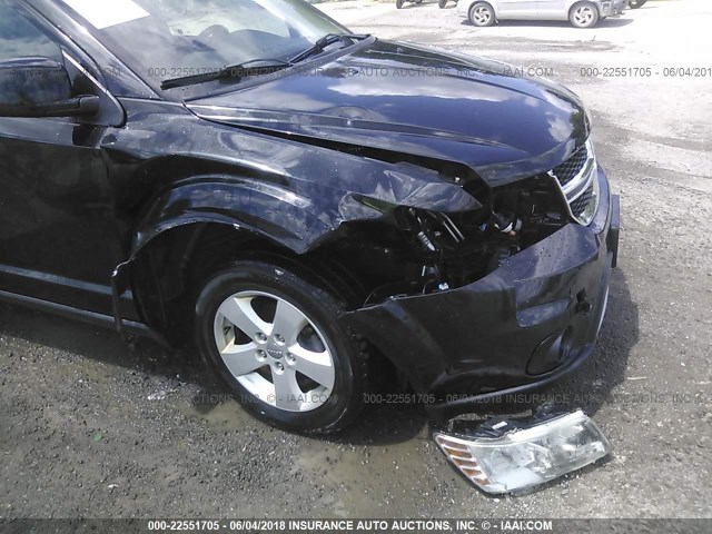 3D4PG1FG4BT546247 - 2011 DODGE JOURNEY MAINSTREET BLACK photo 6