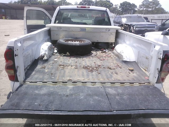 1GCEC14V97Z121043 - 2007 CHEVROLET SILVERADO C1500 CLASSIC WHITE photo 8