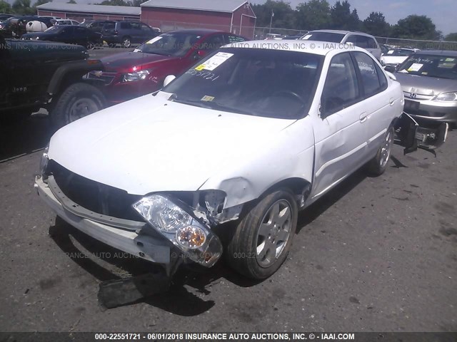 3N1CB51D56L544126 - 2006 NISSAN SENTRA 1.8/1.8S WHITE photo 2