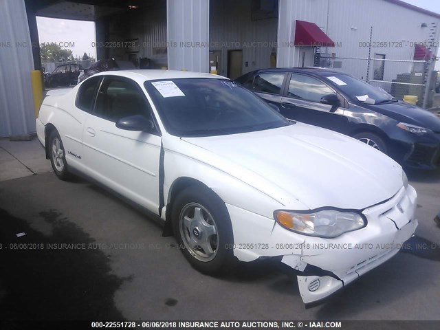 2G1WW12E039101727 - 2003 CHEVROLET MONTE CARLO LS WHITE photo 1