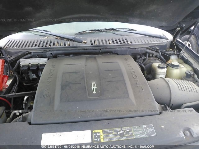 5LMFU28565LJ24492 - 2005 LINCOLN NAVIGATOR BLACK photo 10