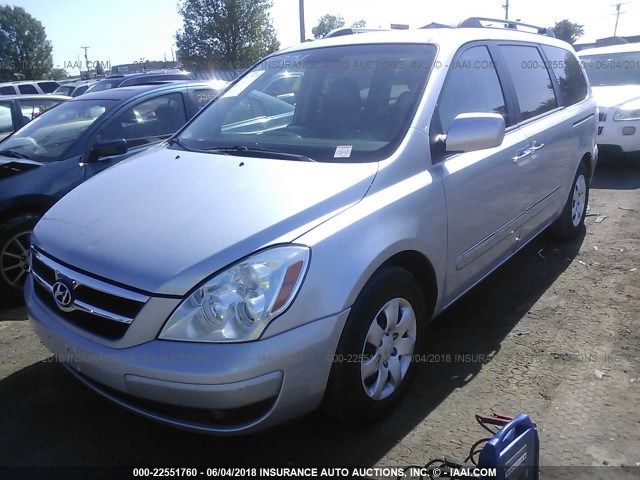 KNDMC233876015301 - 2007 HYUNDAI ENTOURAGE GLS/SE/LIMITED SILVER photo 2