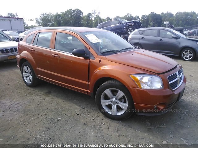 1B3CB3HA3BD255115 - 2011 DODGE CALIBER MAINSTREET ORANGE photo 1