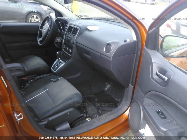 1B3CB3HA3BD255115 - 2011 DODGE CALIBER MAINSTREET ORANGE photo 5