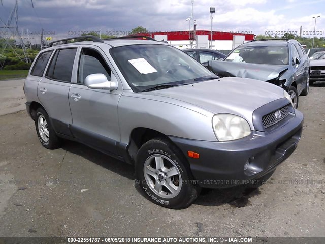 KM8SC73E63U492767 - 2003 HYUNDAI SANTA FE GLS/LX SILVER photo 1