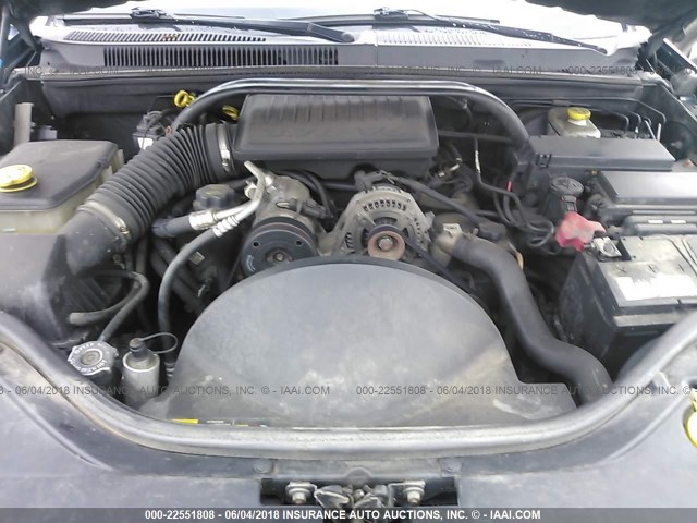 1J4GR48K75C722793 - 2005 JEEP GRAND CHEROKEE LAREDO/COLUMBIA/FREEDOM მწვანე ფოტო 10