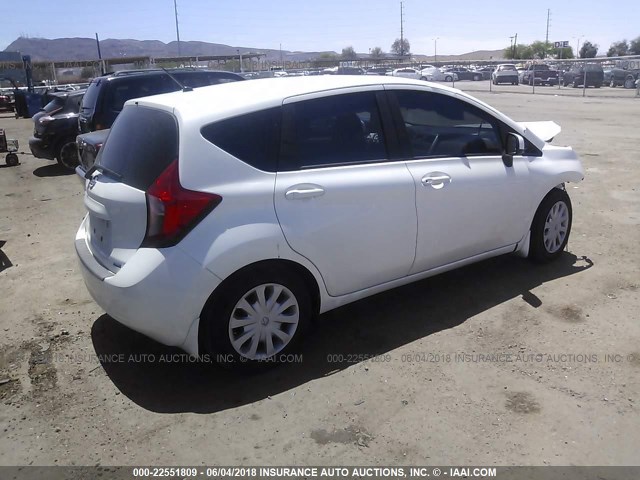 3N1CE2CPXEL429887 - 2014 NISSAN VERSA NOTE S/S PLUS/SV/SL WHITE photo 4