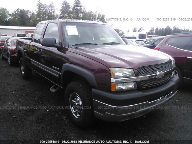 1GCHC29U03E314024 - 2003 CHEVROLET SILVERADO C2500 HEAVY DUTY BURGUNDY photo 1