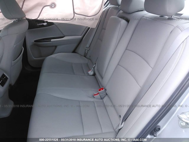 1HGCR2F93GA009074 - 2016 HONDA ACCORD EXL SILVER photo 8