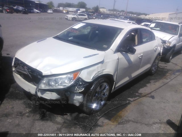 1G4GF5E30CF221172 - 2012 BUICK LACROSSE PREMIUM WHITE photo 2