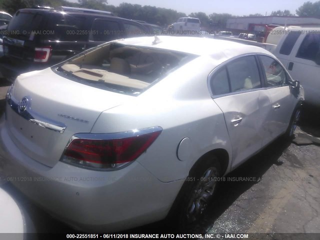 1G4GF5E30CF221172 - 2012 BUICK LACROSSE PREMIUM WHITE photo 4