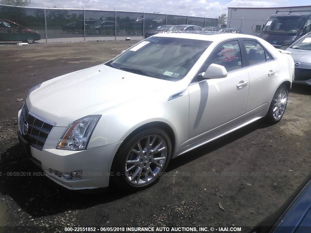 1G6DS5ED0B0110430 - 2011 CADILLAC CTS PREMIUM COLLECTION WHITE photo 2