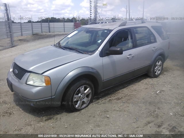 1FMZK021X6GA06021 - 2006 FORD FREESTYLE SEL SILVER photo 2