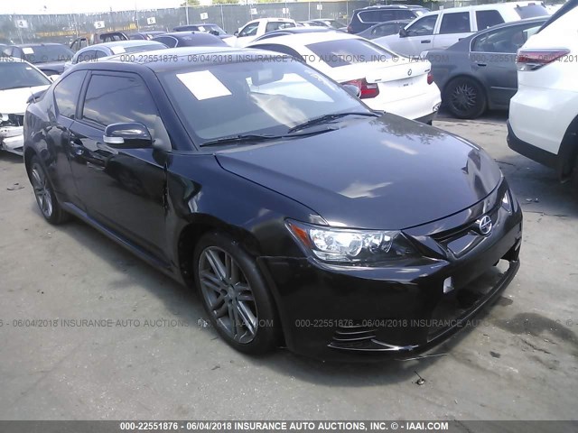 JTKJF5C79B3017088 - 2011 TOYOTA SCION TC 黑色 照片 1