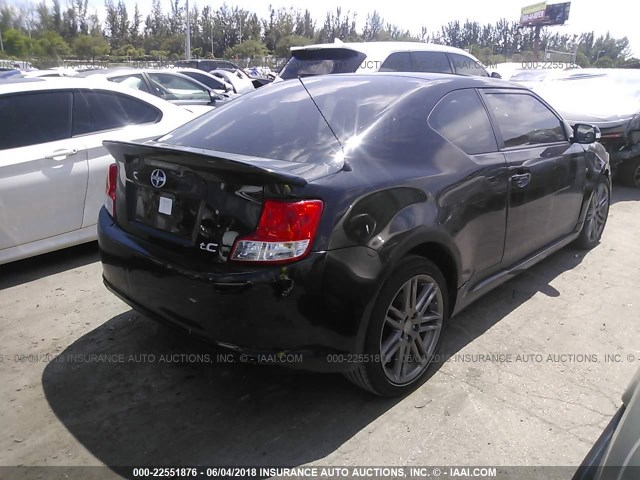 JTKJF5C79B3017088 - 2011 TOYOTA SCION TC 黑色 照片 4