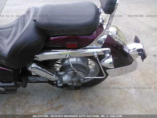 JH2RC50074K012708 - 2004 HONDA VT750 C MAROON photo 6