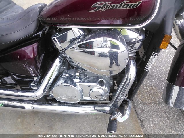 JH2RC50074K012708 - 2004 HONDA VT750 C MAROON photo 8