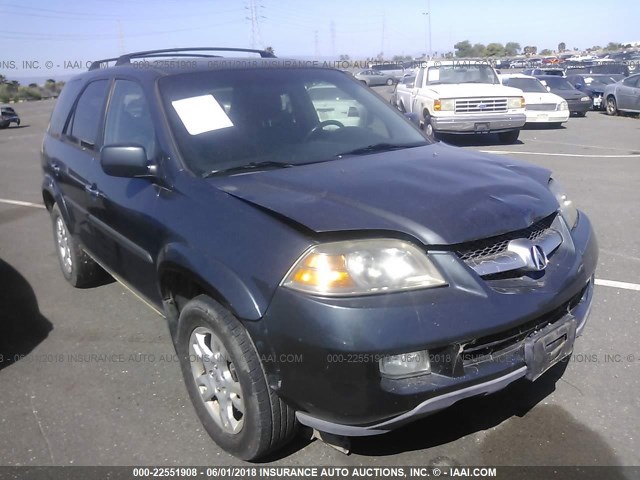 2HNYD18816H517104 - 2006 ACURA MDX TOURING GRAY photo 1