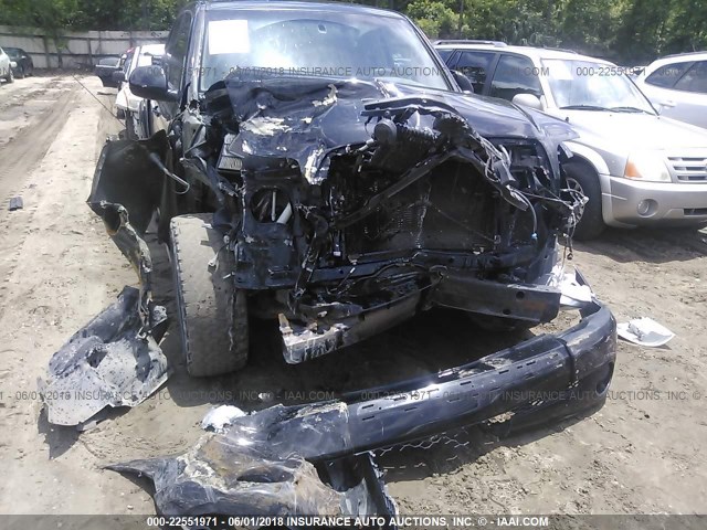 5TBET34186S559487 - 2006 TOYOTA TUNDRA DOUBLE CAB SR5 BLACK photo 6