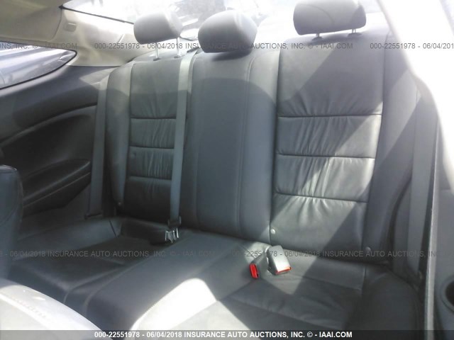 1HGCS2B8XBA006120 - 2011 HONDA ACCORD EXL GRAY photo 8