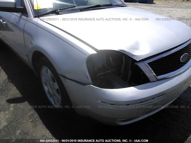 1FAFP23115G143677 - 2005 FORD FIVE HUNDRED SE SILVER photo 6