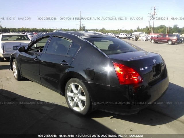 1N4BA41E96C859463 - 2006 NISSAN MAXIMA SE/SL BLACK photo 3