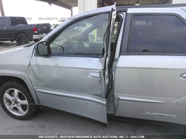 3G7DA03E24S511521 - 2004 PONTIAC AZTEK GRAY photo 6