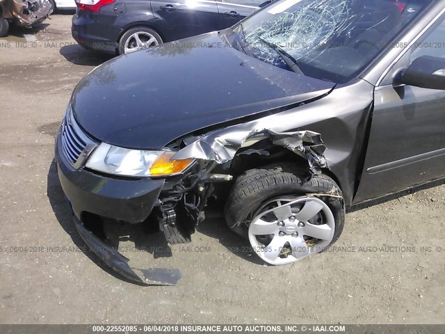 KNAGE228195286730 - 2009 KIA OPTIMA LX/EX BROWN photo 6