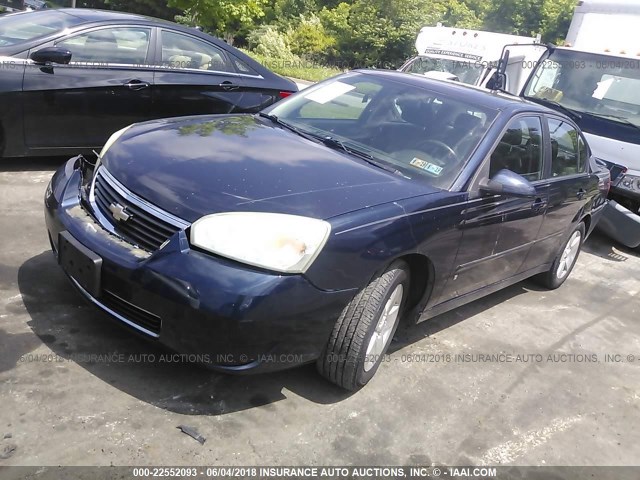 1G1ZT51856F142228 - 2006 CHEVROLET MALIBU LT Dark Blue photo 2